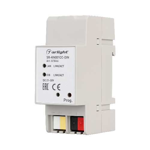 Конвертер SR-KN001CC-DIN 20-30V, 12mA Ethernet Arlight арт.023044