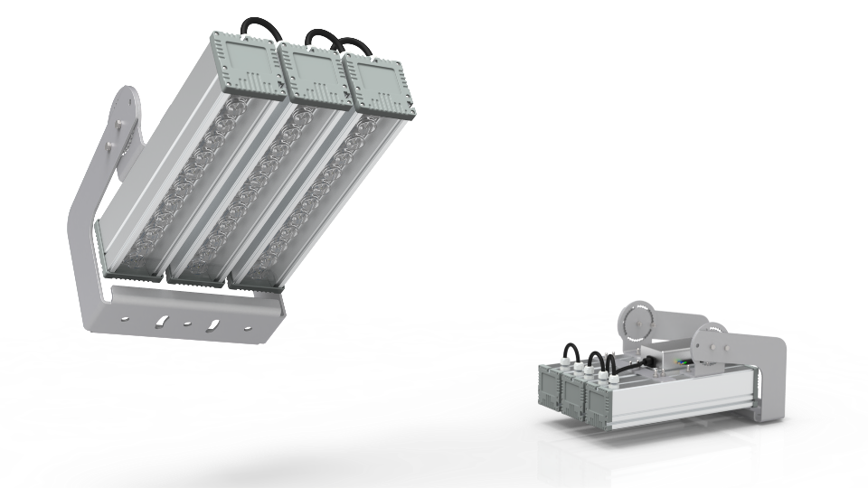 Светодиодный архитектурный светильник линзованный 77w SVT-ARH-Direct-300-26W TRIO